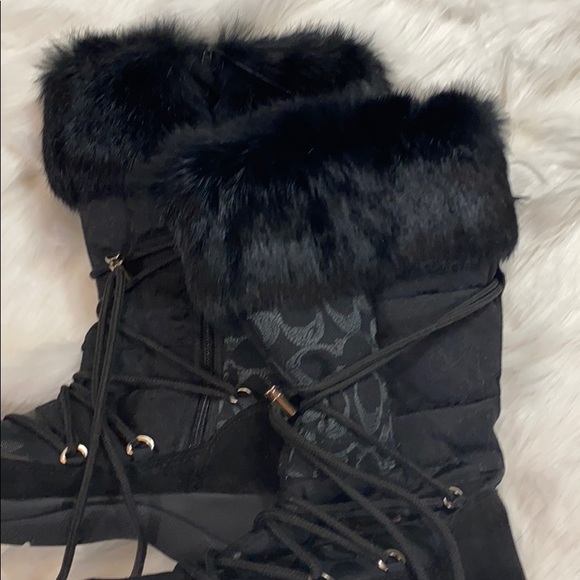 NEW in box Coach Tie and Lace up boots - Picture 5 of 8